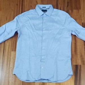 Fairline Slim Fit Blue Dress Shirt